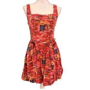 TCEC Bubble Hem Mini Dress Size M Feminine Party Dress